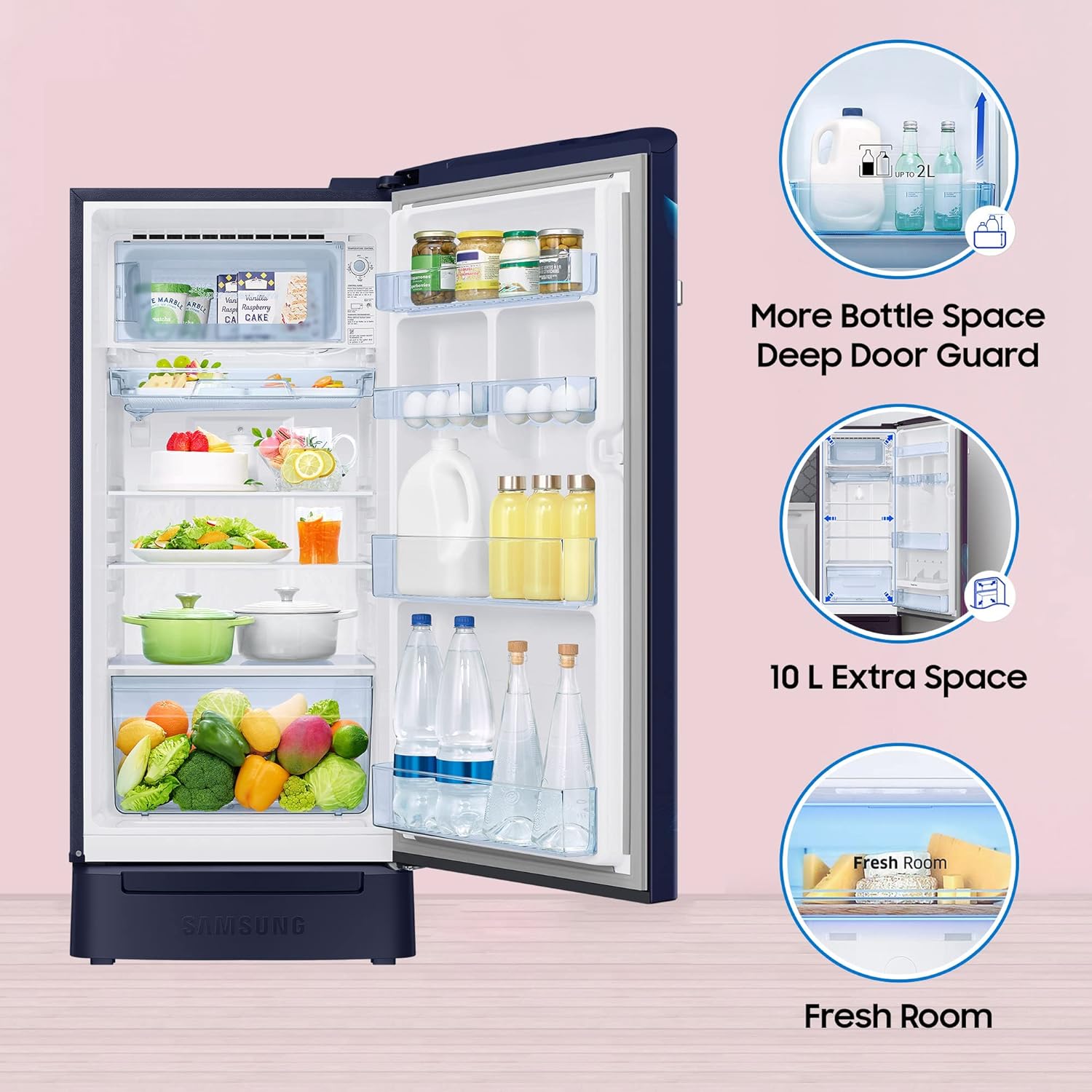 Samsung 189 L 5 Star Direct-Cool Single Door Refrigerator RR21C2H25UZ